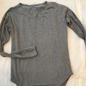 Lulu Lemon Grey long sleeve shirt